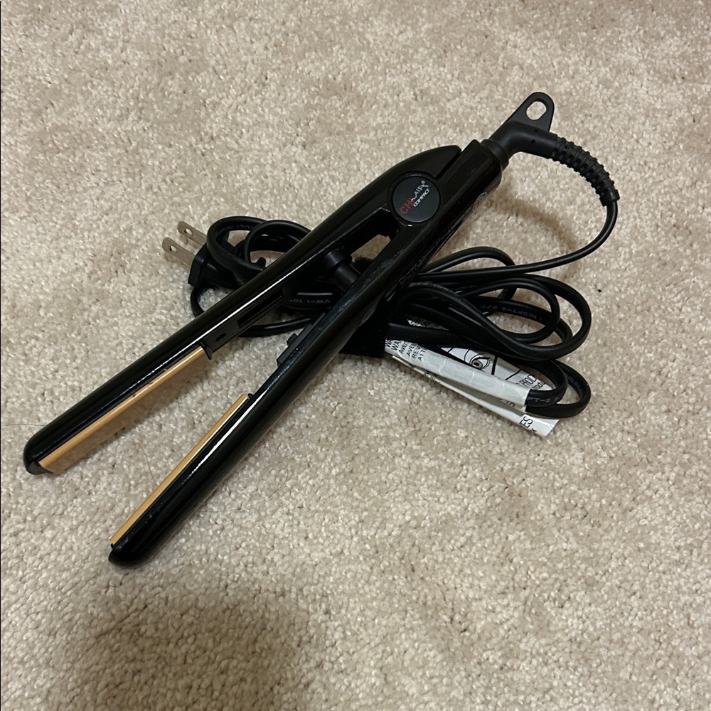Black and Gold Hair Straightener